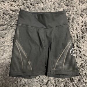 Adidas by Stella McCartney activewear workout black biker shorts size xs